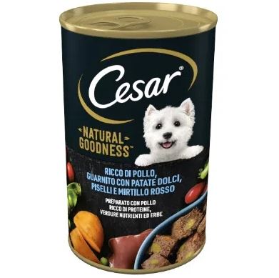 Cesar Natural Goodness Pollo 400gr Alimento umido per Cani Cesar Natural Goodness Pollo 400gr Alimento umido per Cani